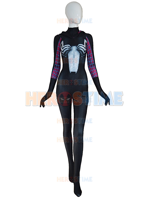 Gwenom Cosplay Costume Woman Venom Symbiote Gwen Spider Suit