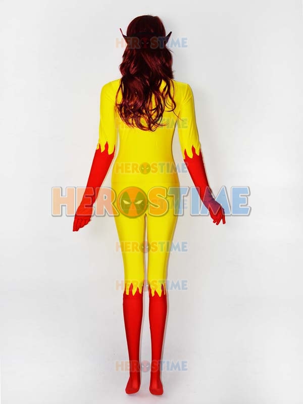 Marvel Comics Firestar Spandex Superhero Costume